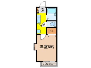 赤堤ｴｽﾀｼｵﾝの物件間取画像